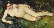 Pierre-Auguste Renoir Nymphe an der Quelle oil painting on canvas